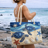 Handmade Beach Bag | Sea Turtle Adventure